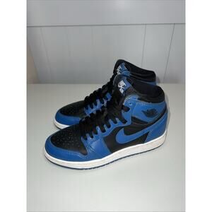 Size 3.5Y - Jordan 1 Retro OG High Dark Marina Blue (GS)